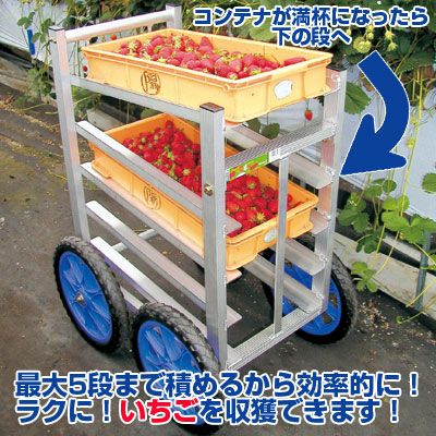 最短当日発送】【個人宅配送OK】 ハラックス 収穫台車 愛菜号 SW