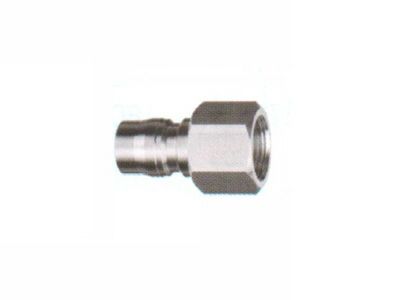 【ノズル・噴口】【永田】新型高圧カプラー（SUS-304）PTネジ 3/8FP（プラグメスネジ）