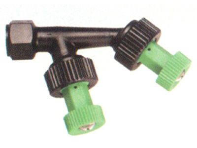 【ノズル・噴口】【永田】背負い動噴用ＤＬタテ 2頭口1.0（G1/4）