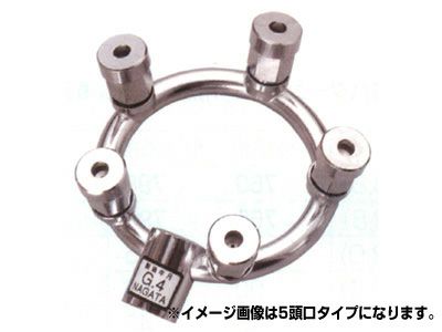 【ノズル・噴口】【永田】ＤＬ丸型 3頭口（六角ステ入）（G1/4）