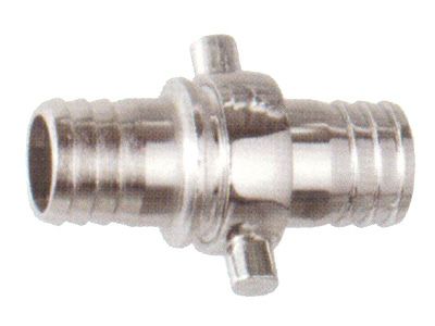 【永田】25mm(白)カップリング(G1ネジ)【継手・配管部品・ホース継手】