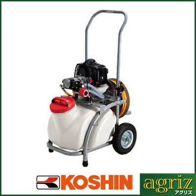 工進 2サイクルエンジンセット動噴 ES-25T【標準6ミリホース20m・専用25Lタンク付】(噴霧器 噴霧機)