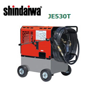 新ダイワ 高圧洗浄機 JE530T エンジン式高圧洗浄機 【簡易防音タイプ(水タンク付)】 【吐出圧力:4.9Mpa】 【吐出量30L/min】 【代引不可商品】