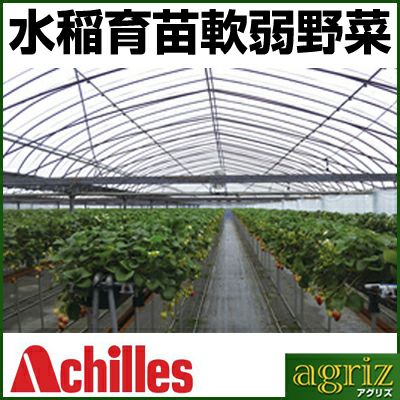 個人宅OK アキレス 外張り用 農ビ ノンキリー梨地 厚さ0.1mm X 巾230cm X 100m巻 農業資材 散乱光 防霧滴 ビニールフィルム ハウス 高温障害軽減