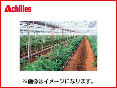 個人宅OK アキレス 外張り用 農ビ ノンキリーとおしま線 厚さ0.1mm X 巾300cm X 100m巻 農業資材 紫外線カット 病害虫抑制 防霧滴 透明 ビニールハウス