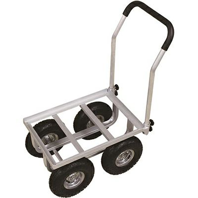 アルミハウスカー （デカタイヤ仕様） TC4525 ハウスカー 台車 園芸台車 ガーデニング用品
