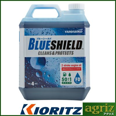 【共立】 【新ダイワ】 【混合燃料用オイル】 2サイクルエンジンオイル 【50:1】 4L 6本入り 【FDグレード】 【BLUE SHIELD】 【ブルーシールド】