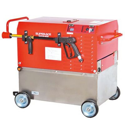 スーパー工業 200V温水高圧洗浄機 (5.5kW) 貯湯式ボイラータイプ